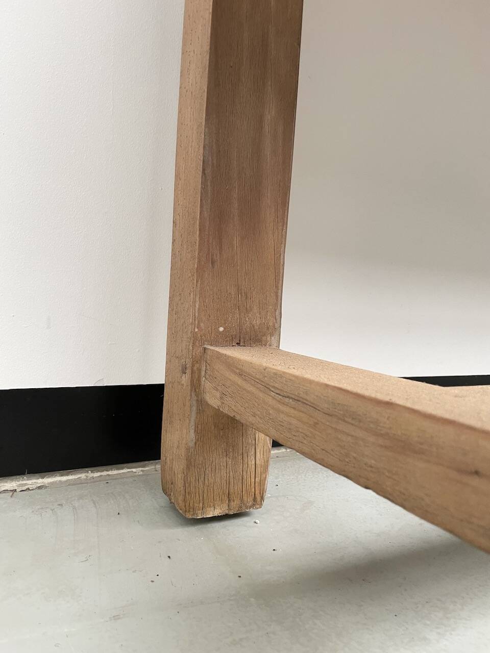 Oak console farm table 3m