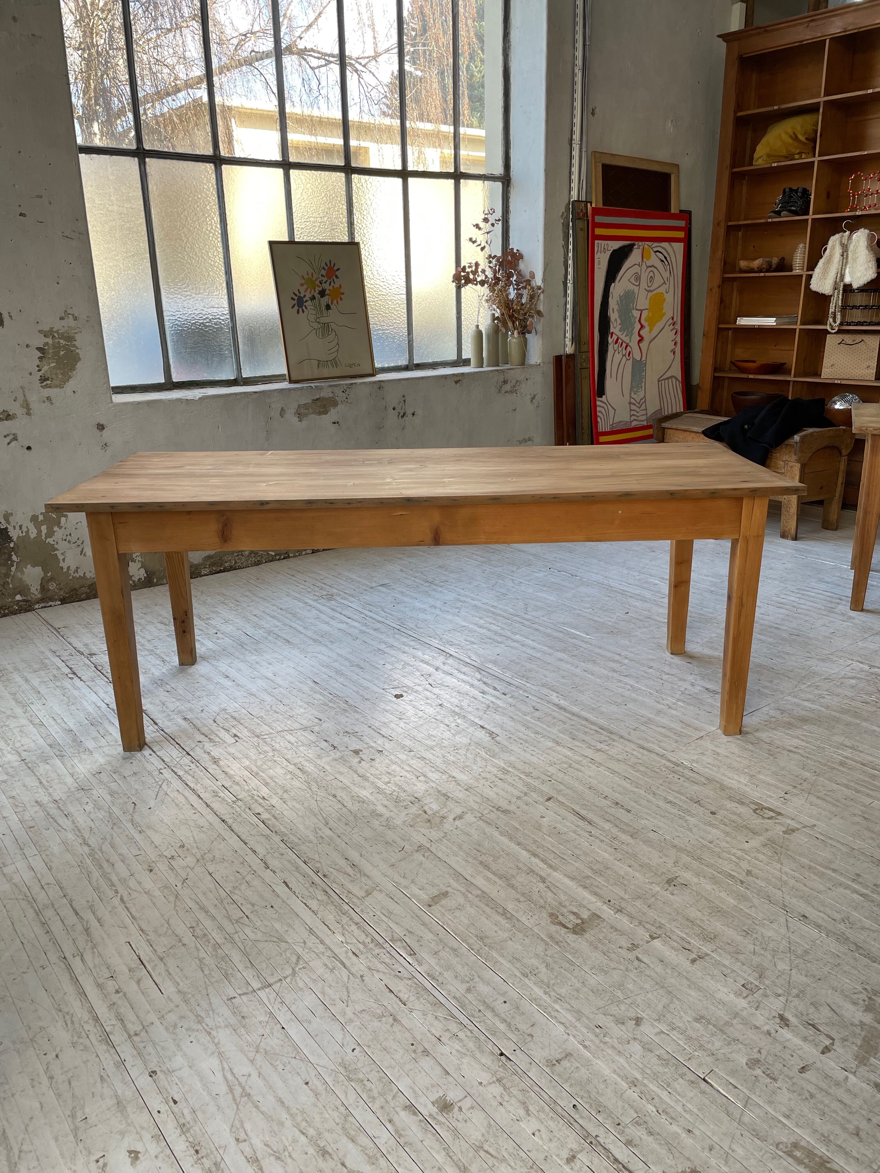 Farmhouse table 2m in pine