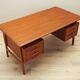 Bureau en teck, design danois, années 1970, fabrication : Omann Jun