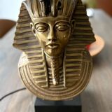 Pharaoh lamp 7 brass marble at Maison Jansen & Deknudt lighting