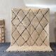 Tapis berbère en laine naturel 200/260cm