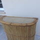 Scandinavian vintage rattan bar