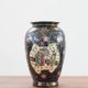 Antique Japanese porcelain vases, Meiji period, 19th century, oriental porcelain art, in