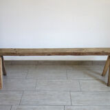 Very old oak farm bench