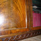 English mahogany library