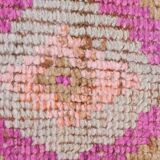 Pink Brown Turkish Runner Rug 86x300Cm SKU 18158