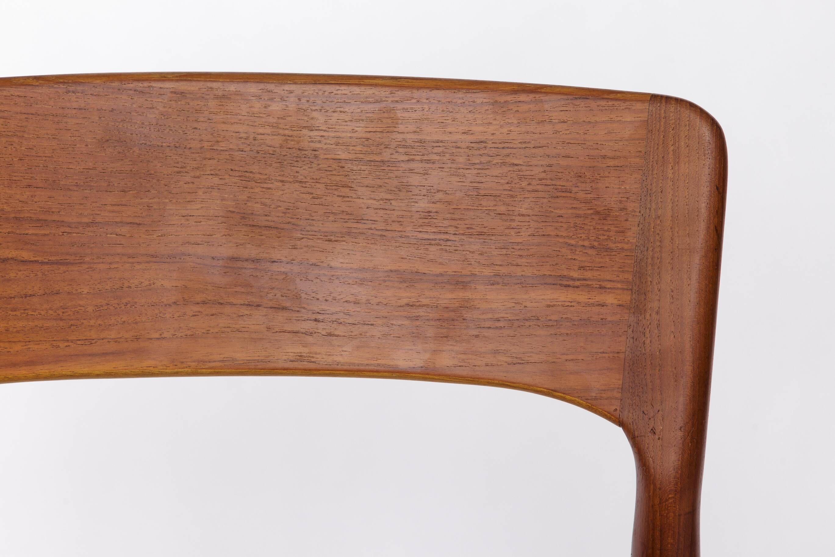 1 of 5 Henning Kjærnulf Teak Dining Chairs for KS Møbler, 1960s | Danish