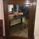 Rosewood mirrored wardrobe, circa 1850