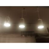 Luminaire acier blanc