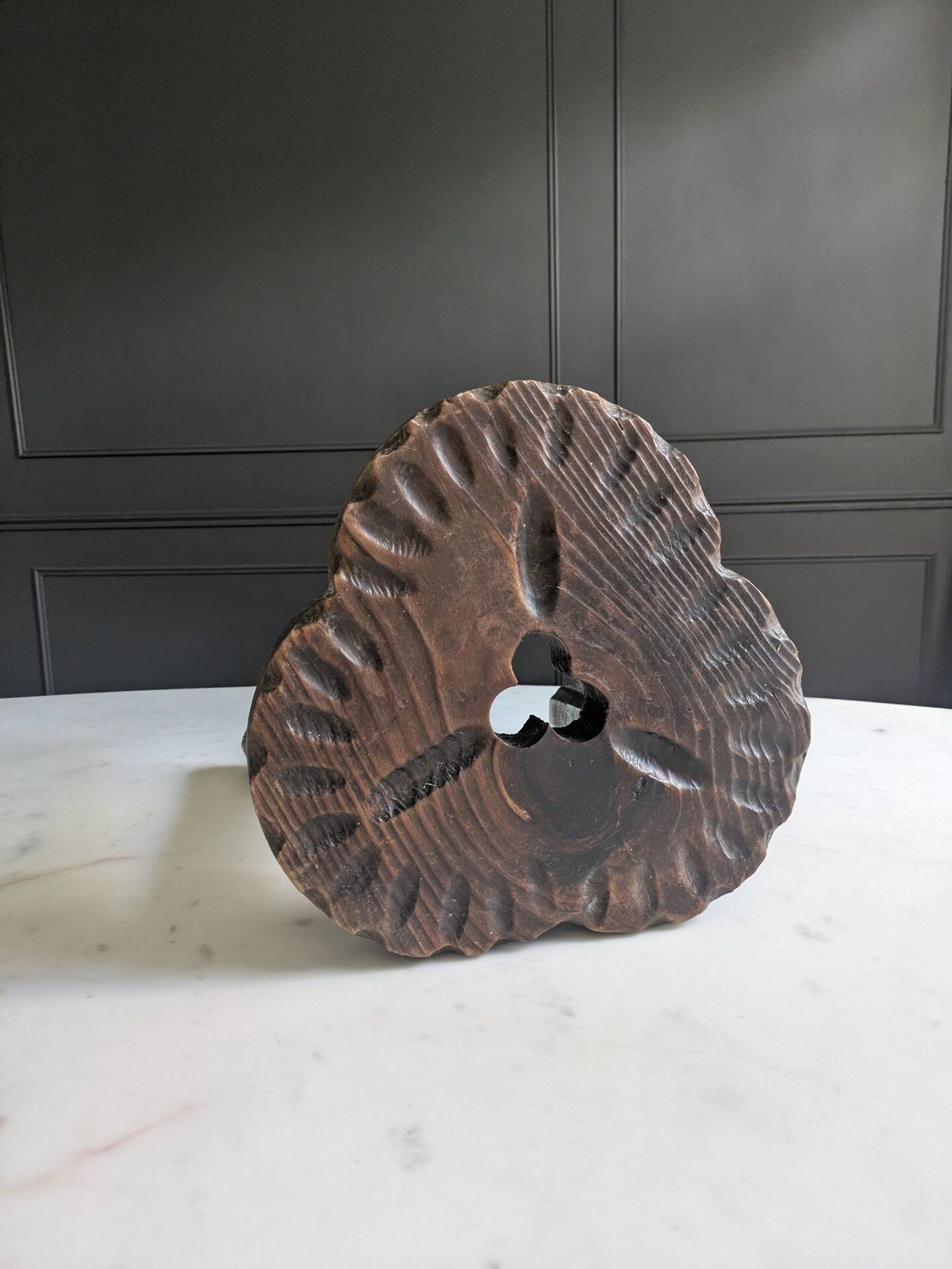 Brutalist tripod stool