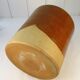 Old grease pot in glazed stoneware and terracotta
