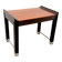 Side table in mahogany and stained oak, France 1980.