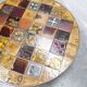 Table basse ronde céramique de Jean Gregorieff