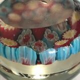Millefiori Murano parchment paperweight