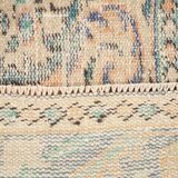 3x9 Pale Orange & Blue Vintage Runner Rug, 80x283Cm SK 6027