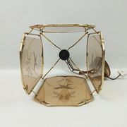 Vintage gold metal chandelier