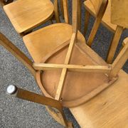 Set of 10 bistro chairs with crossbars