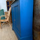 Royal blue handcrafted sideboard
