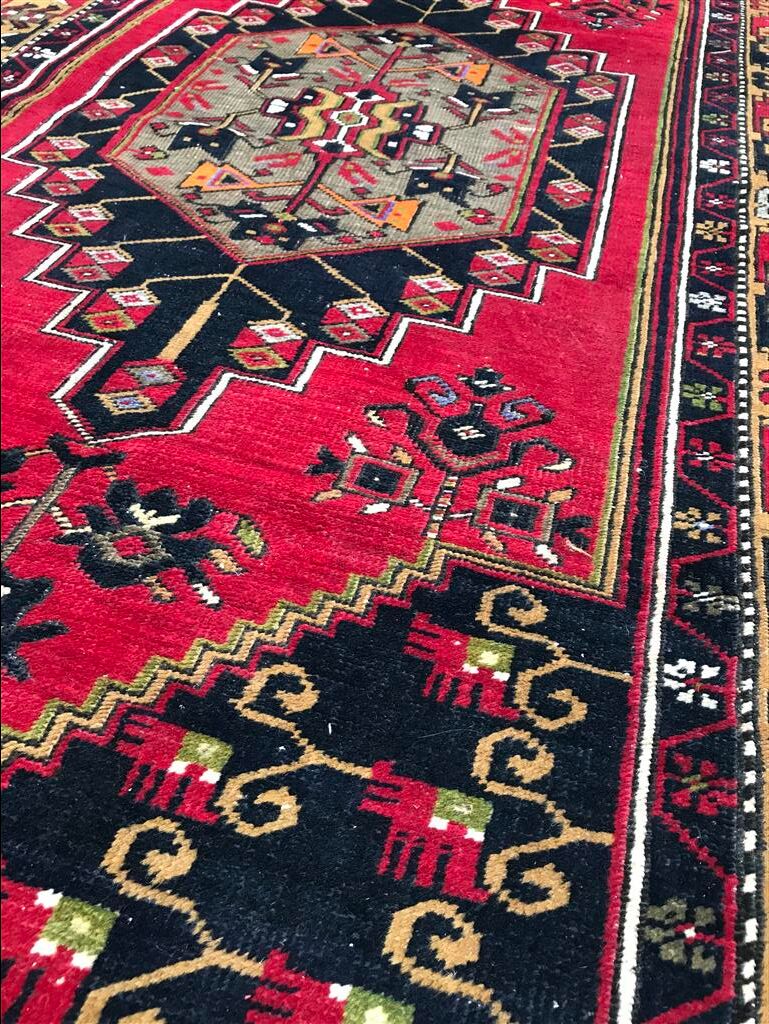 Oriental Turkey Anatolia rug handmade 121x248cm