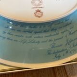 Set of 3 Limoges porcelain plates
