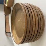 Series of 8 stoneware plates