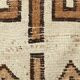 Beige Brown Oriental Persian Runner Rug, 88x351Cm