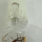 Crystal liqueur carafe Vanne le Chatel vintage