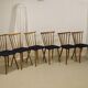 Set of 6 vintage Scandinavian chairs with bars from the 60s. Ref SINNO