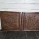 Paire de portes en bois sculpté en chêne