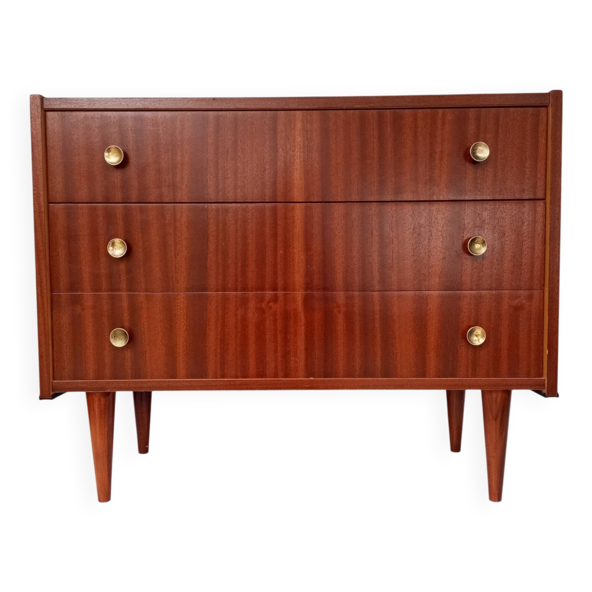 Commode années 60 à trois tiroirs