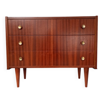 1960s chest of drawers with three drawers