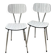 Paire chaises formica vintage