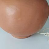 Terracotta lamp lampshade white jute