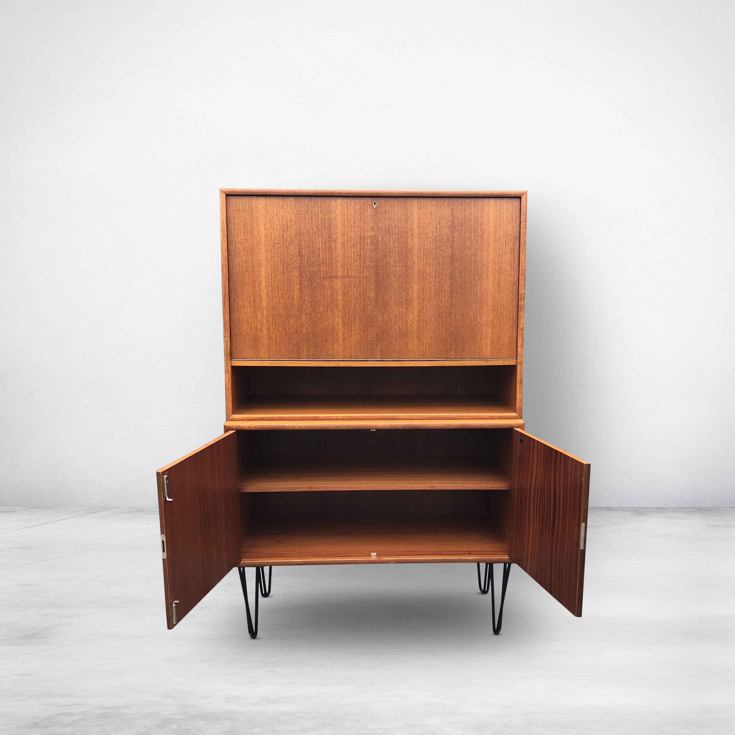 1960s Highboard / Secretaire / Sideboard from WK Möbel