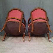 Pair of Louis XV style armchairs