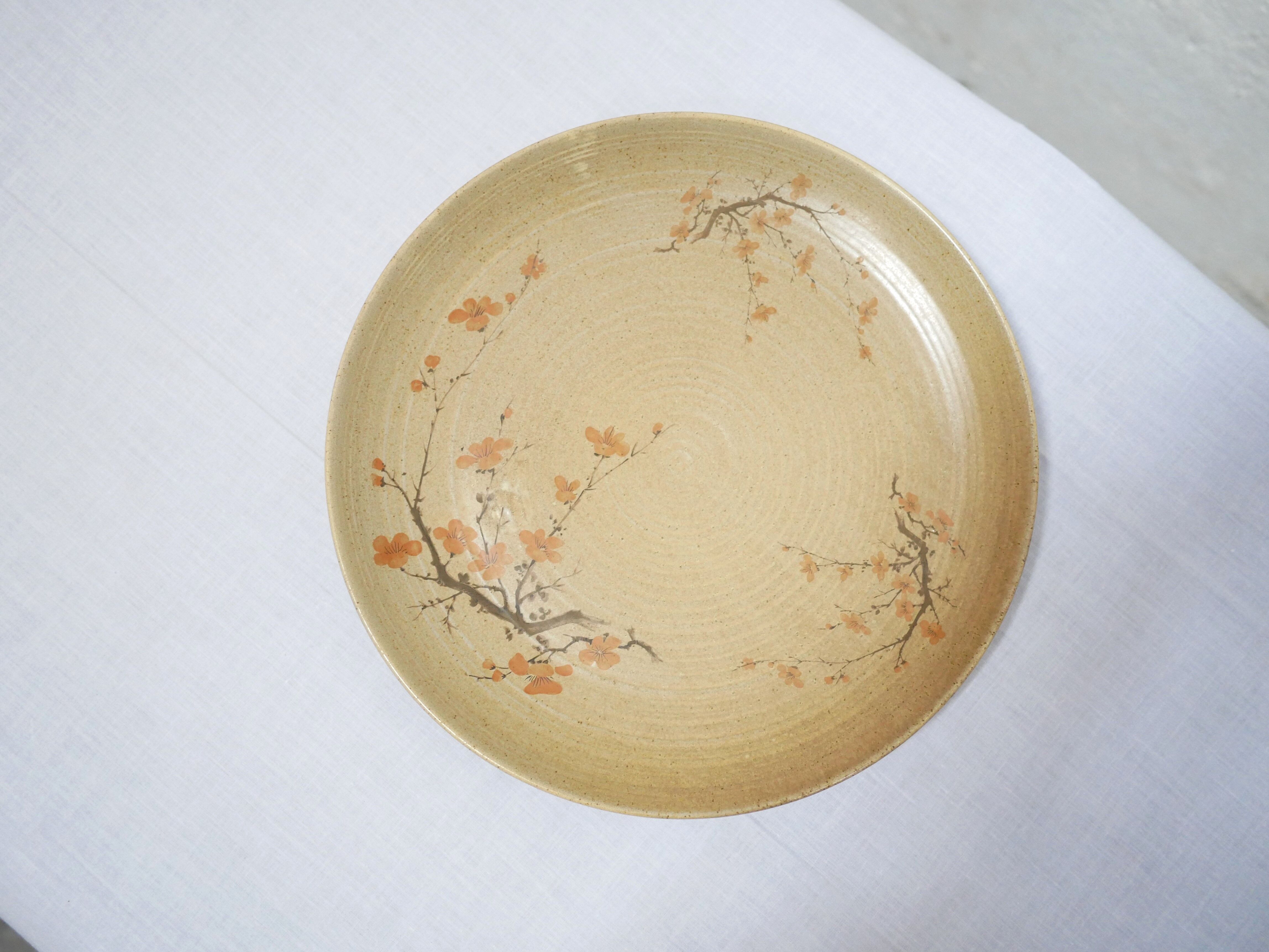 Vintage round porcelain dish by Maison Revol, France