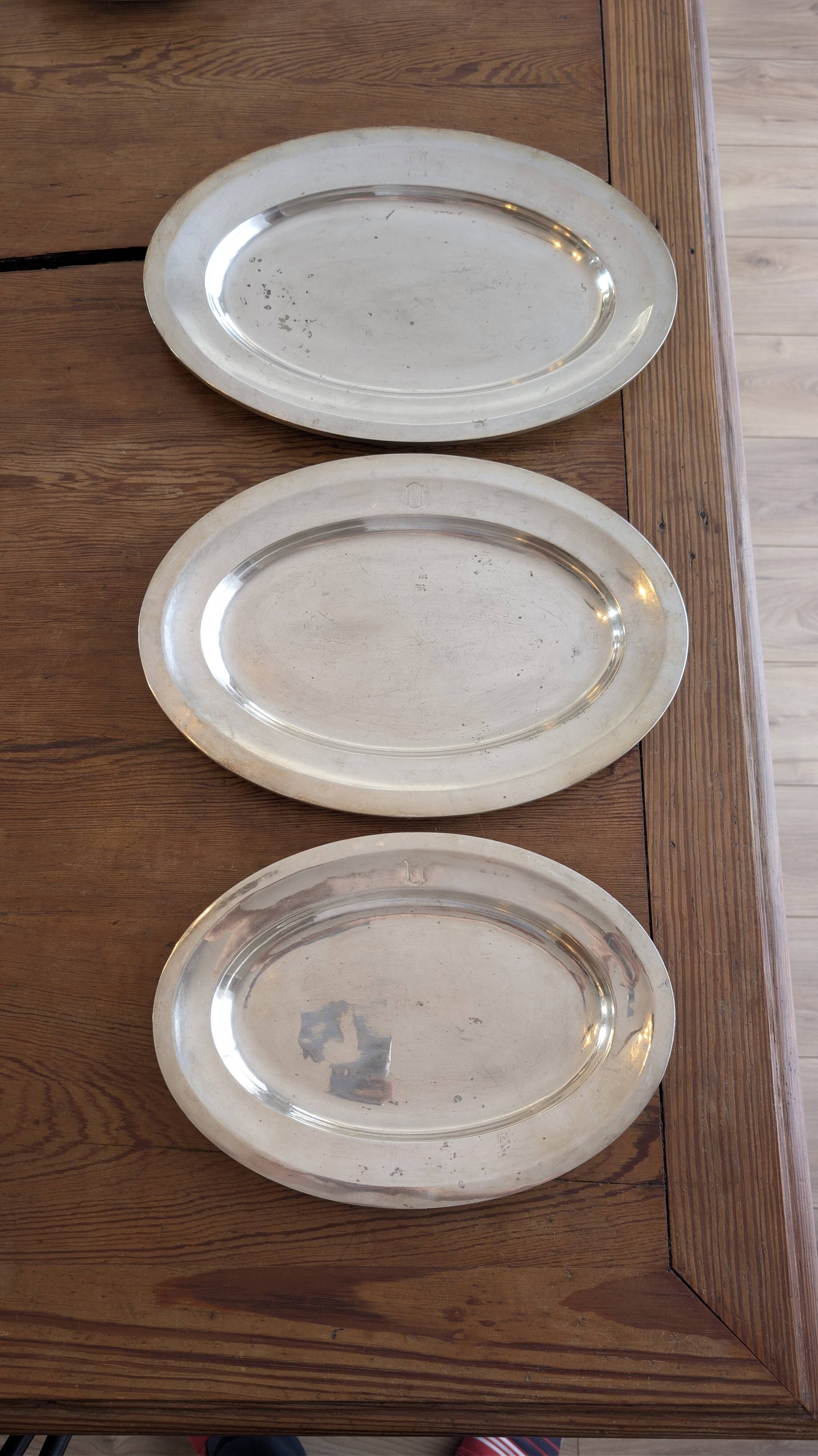 Christofle oval dish trio – Silver-plated metal, timeless elegance
