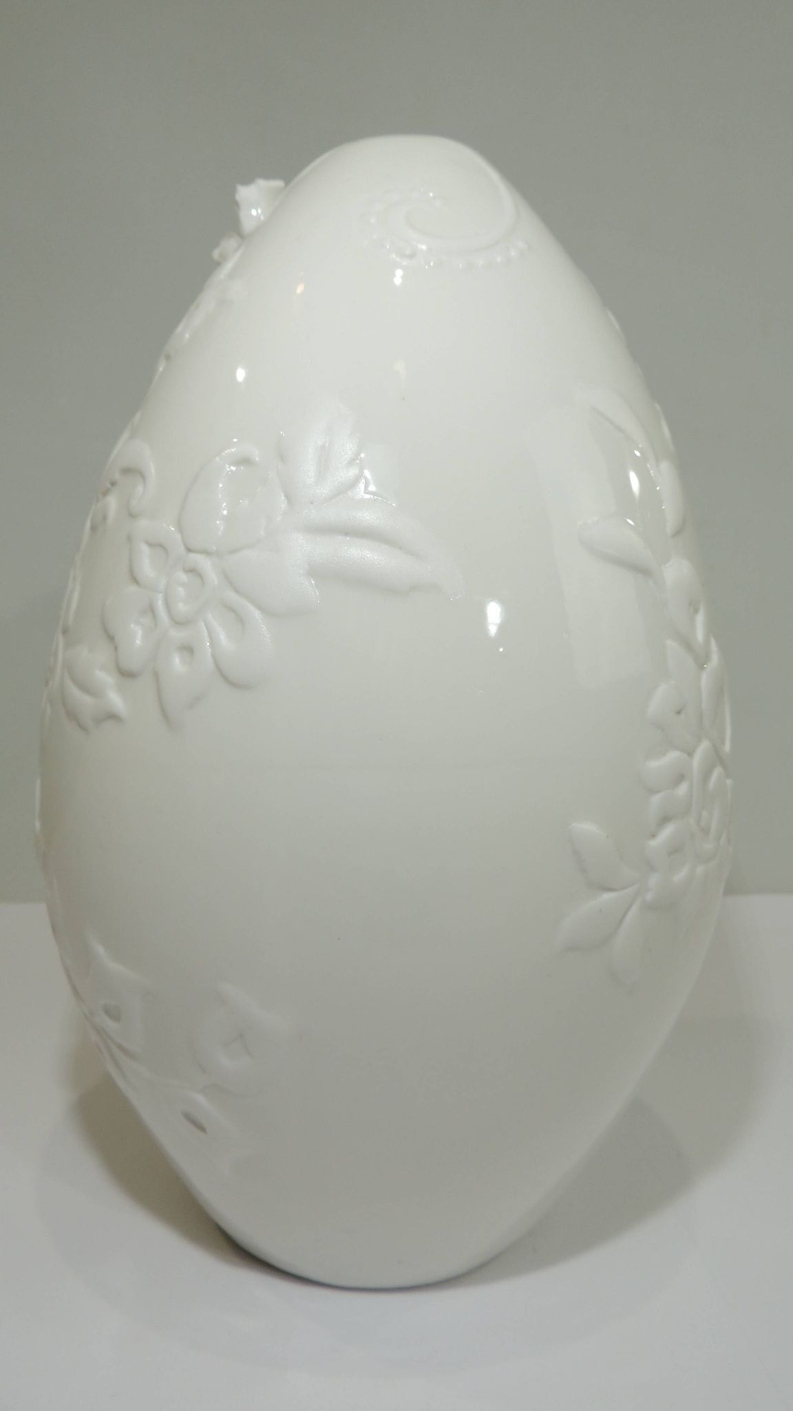 Vase porcelaine barbotine /vintage