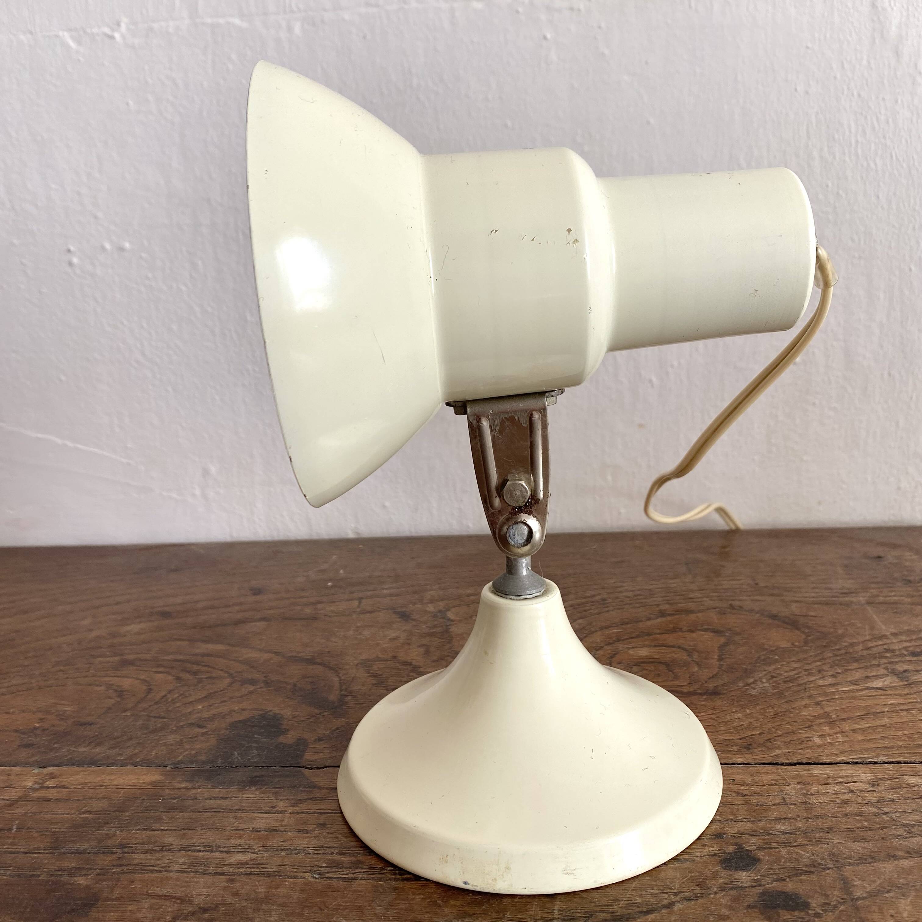 Vintage spotlight, tulip base, 1970