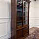 Classic English Bookcase with Glass Sliding Doors