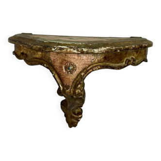 Small Florentine wall console