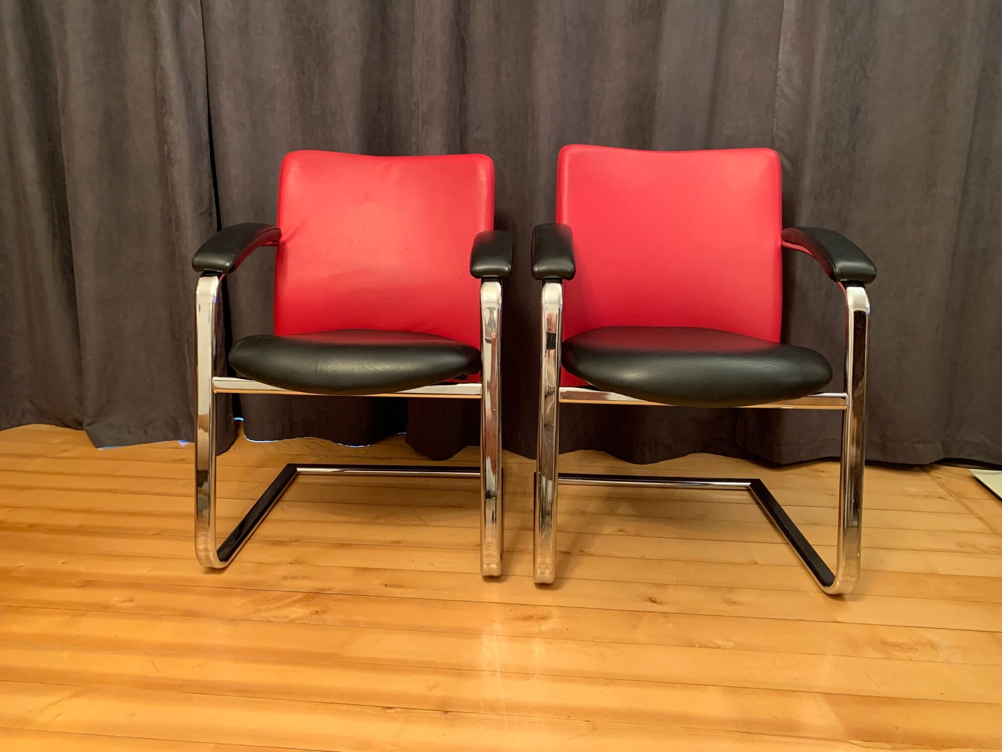 Pair of Löffler armchairs, Germany