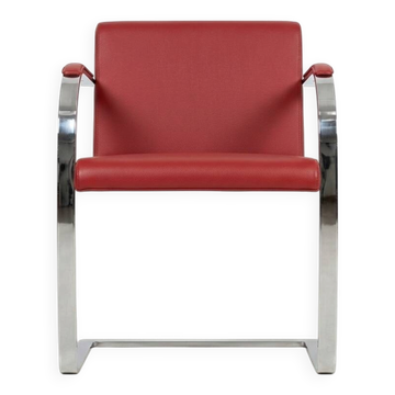 Fauteuil BRNO moderniste rouge attribué à Ludwig Mies van der Rohe - Knoll International