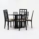 Table et 6 chaises, Thonet post moderne par Ernst W. Beranek années 1980
