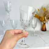 6 verres à eau en cristal Luminarc
