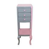Pink bedside table