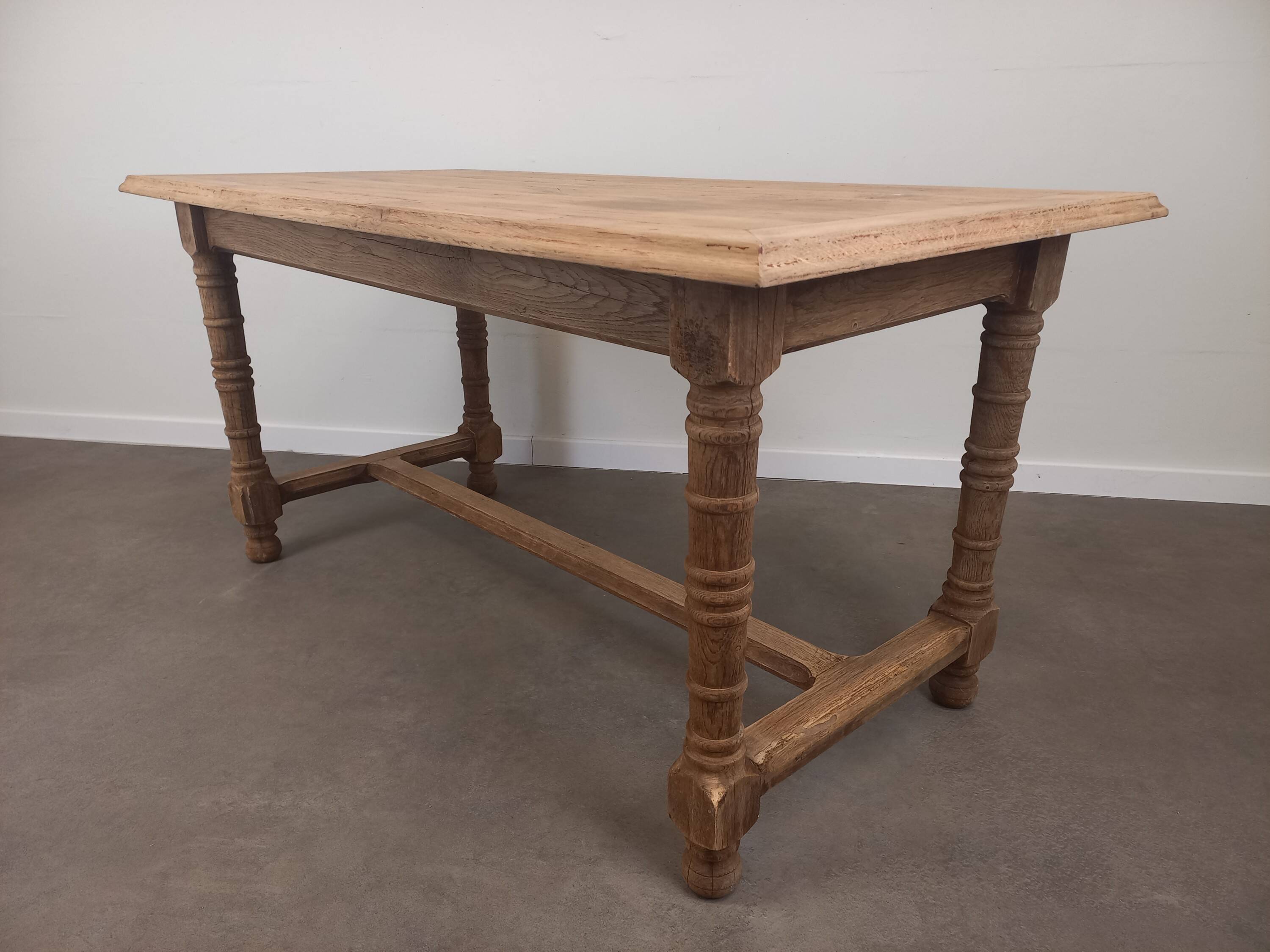 Oak farm table 158 cm