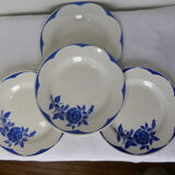 4 flat plates of Digoin Sarreguemines model Corsica 211209
