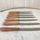 Set of 7 horn knives 50s