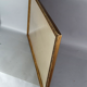 Old frame wood stucco gilding original 67x42 foliage 63x38 cm + glass SB
